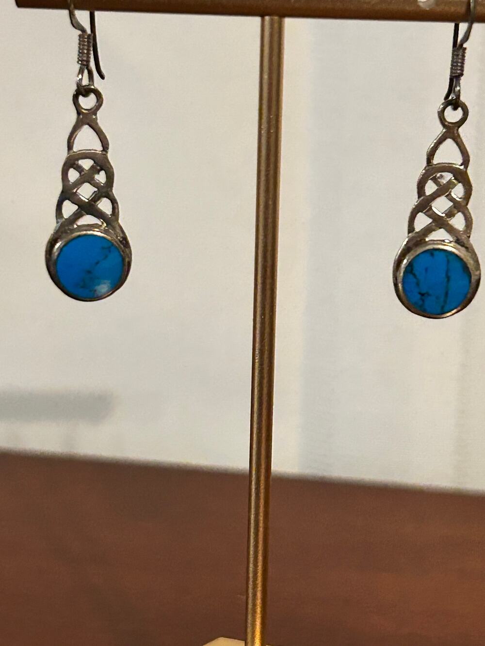 925 Sterling Silver Turquoise Earrings NWOT